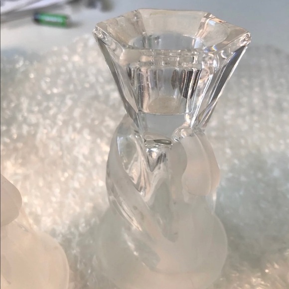 Partylite Swan crystal candlestick holders (2) - Picture 3 of 3